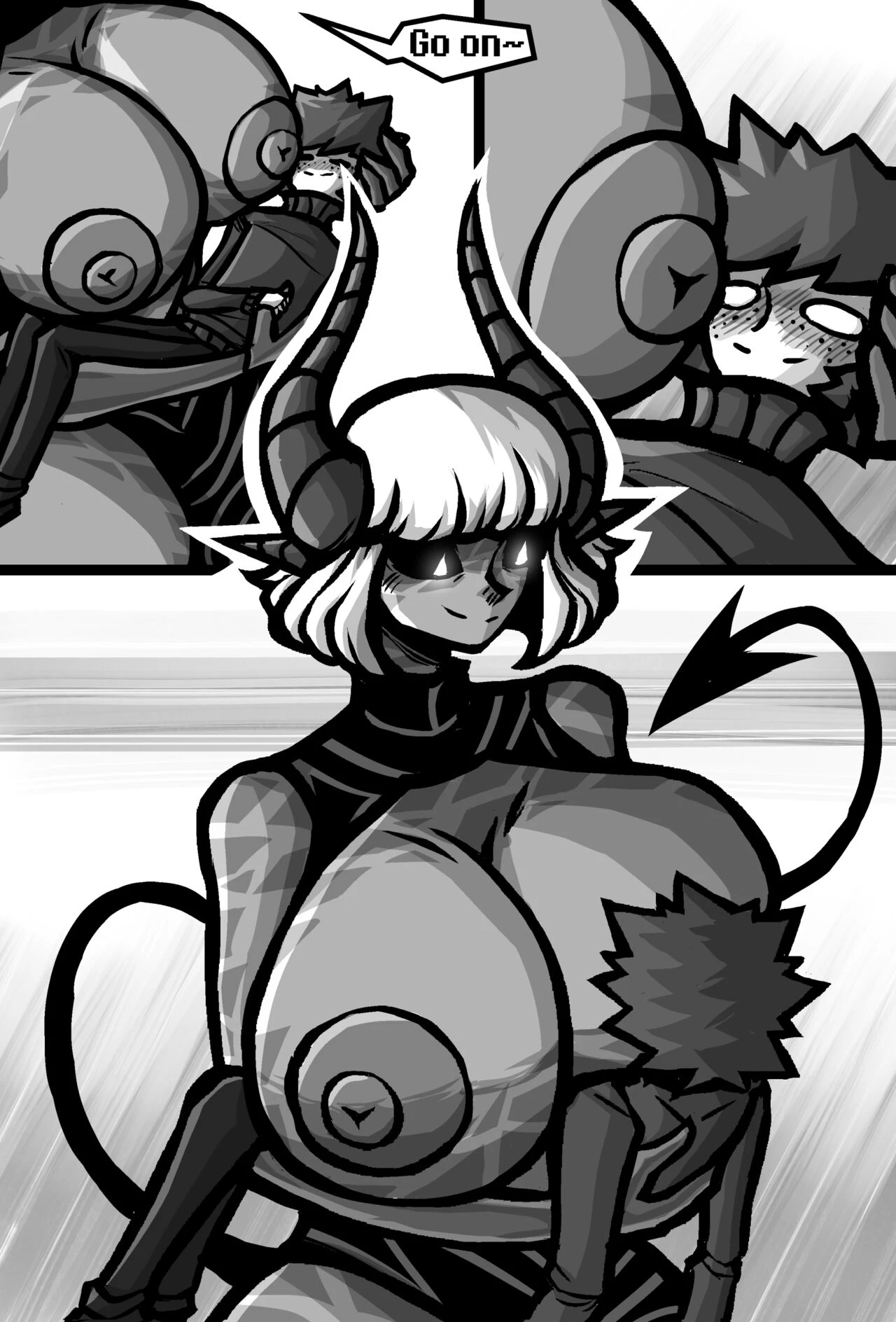Summoning A Giant Succubus porn comic picture 10