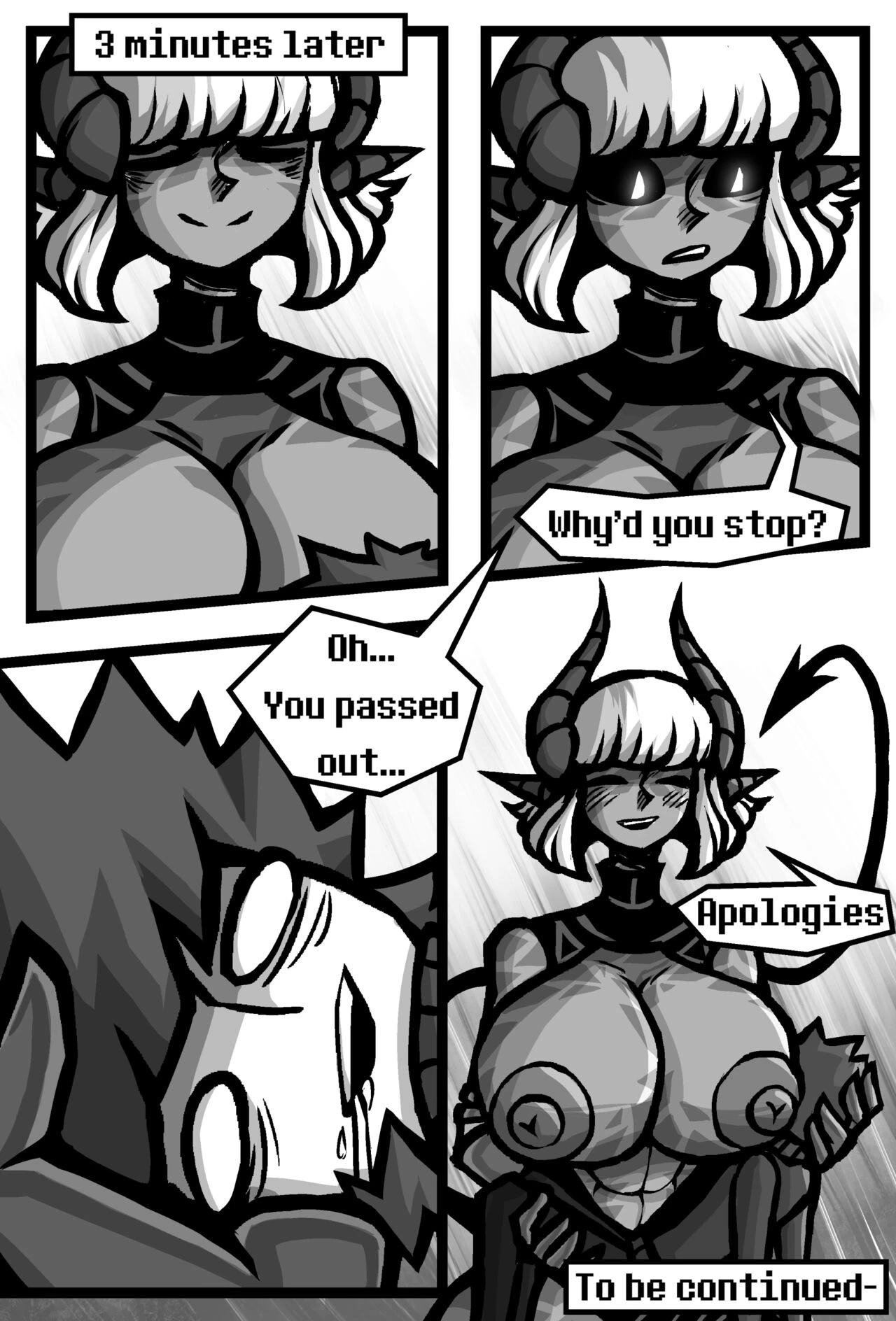Summoning A Giant Succubus porn comic picture 11