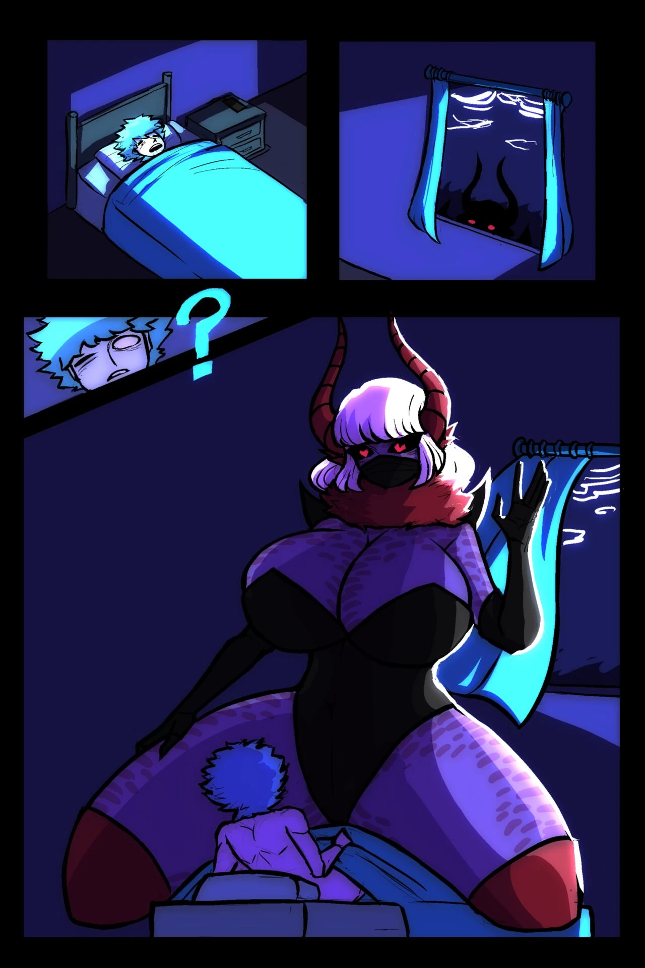 Summoning A Giant Succubus porn comic picture 16