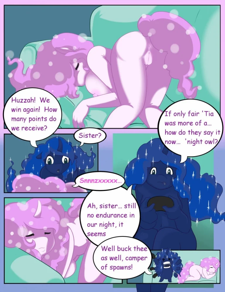 Sun and moon porn comic picture 13