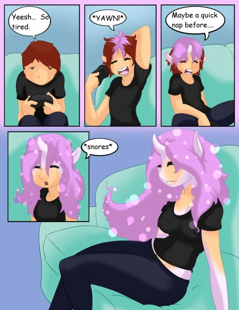 Sun and moon porn comic picture 5