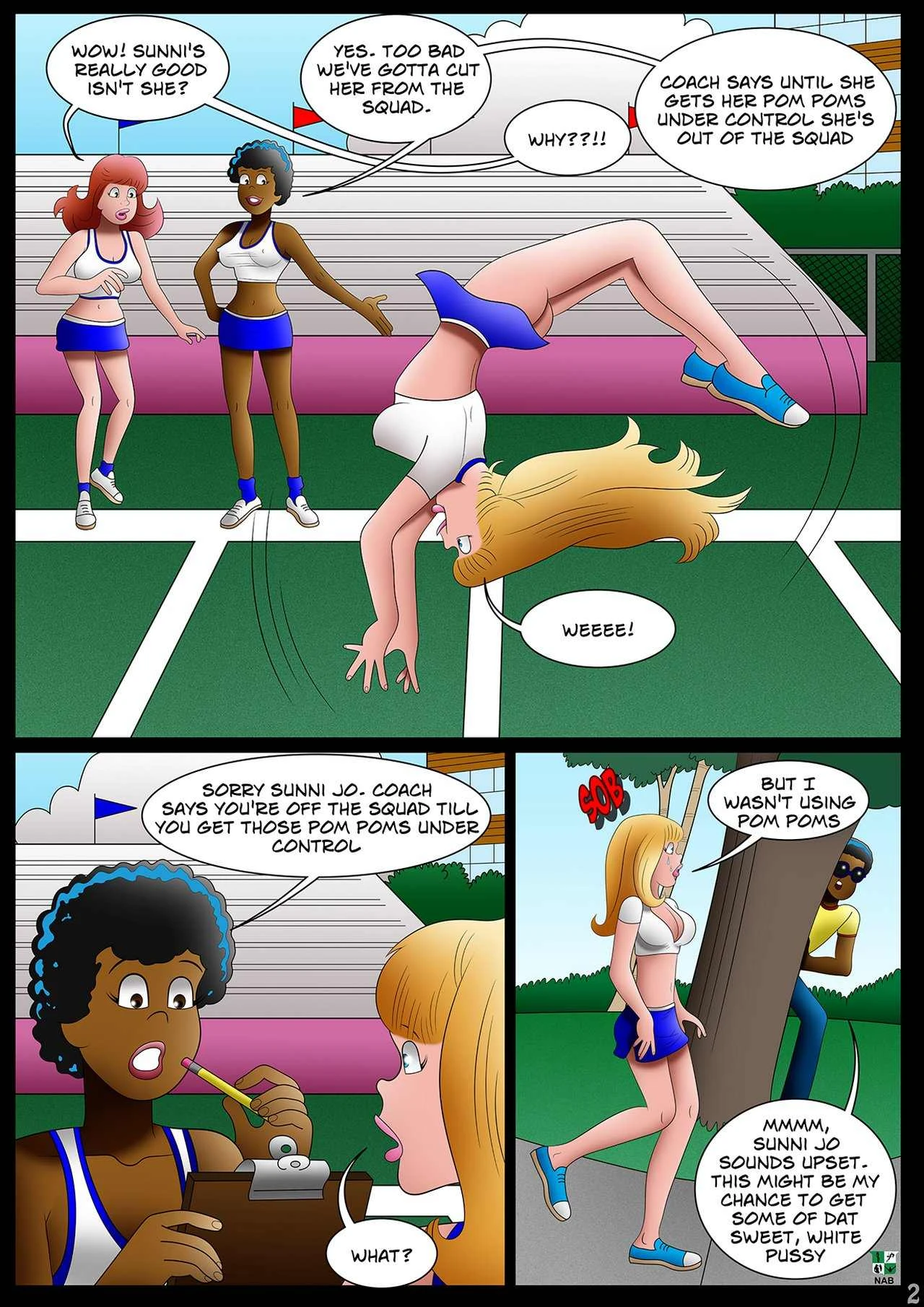 Sunshine's Pom Poms porn comic picture 3