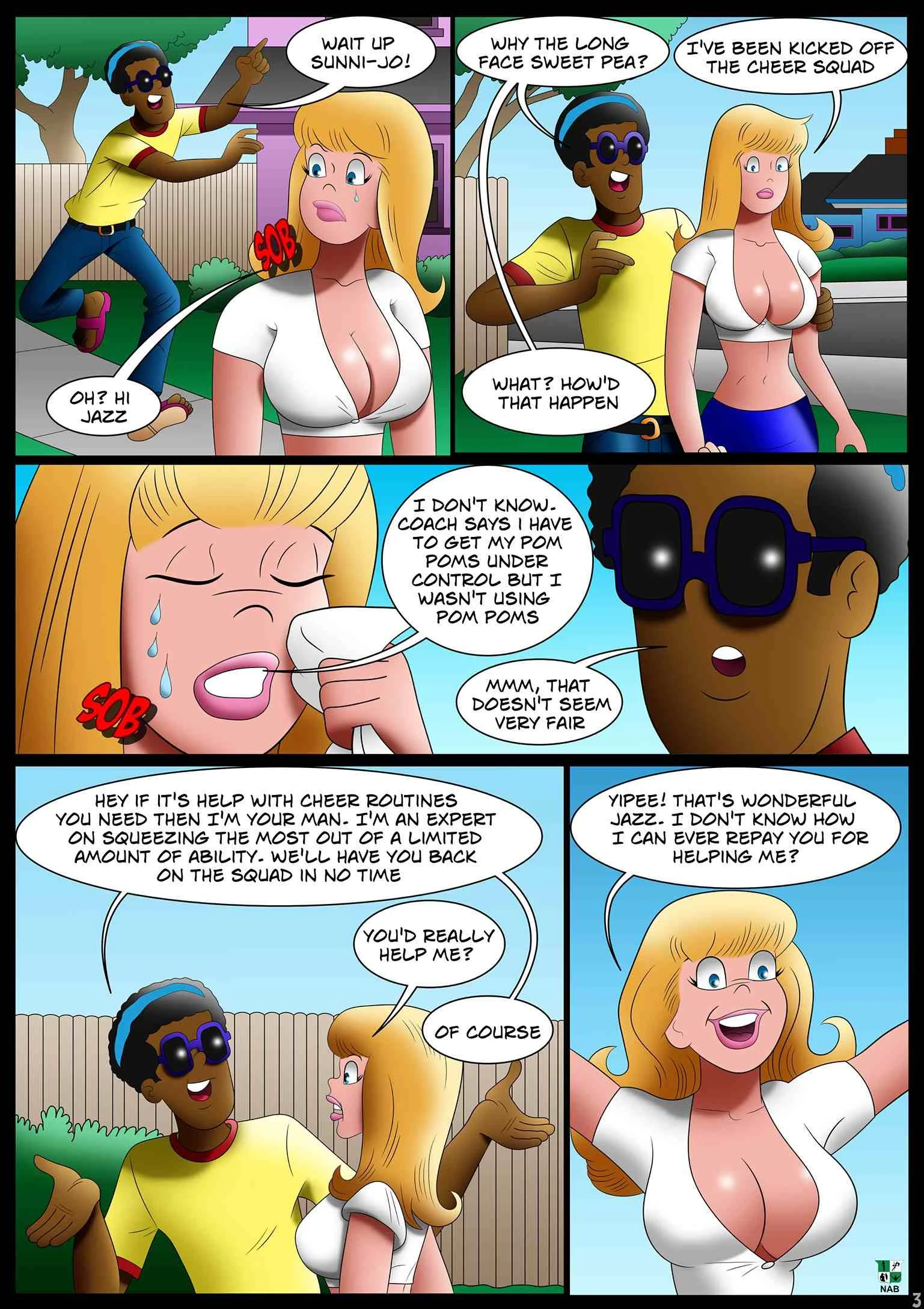 Sunshine's Pom Poms porn comic picture 4