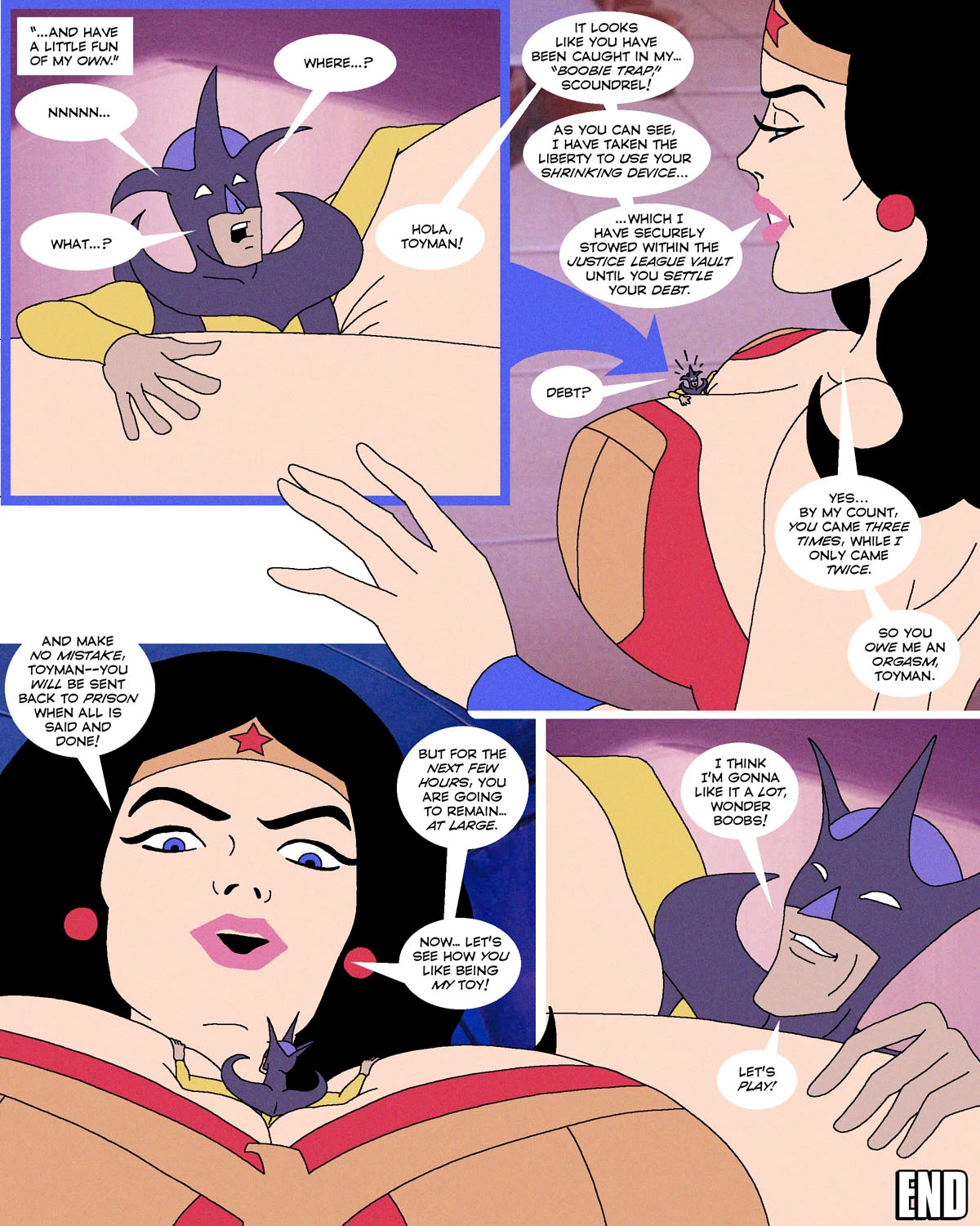 Super Friends with Benefits: Toyman at Large porn comic picture 24