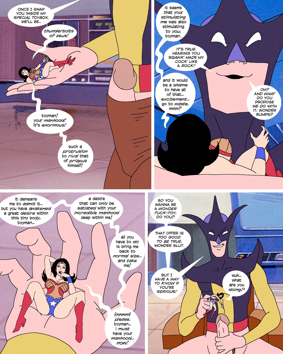 Super Friends with Benefits: Toyman at Large porn comic picture 8