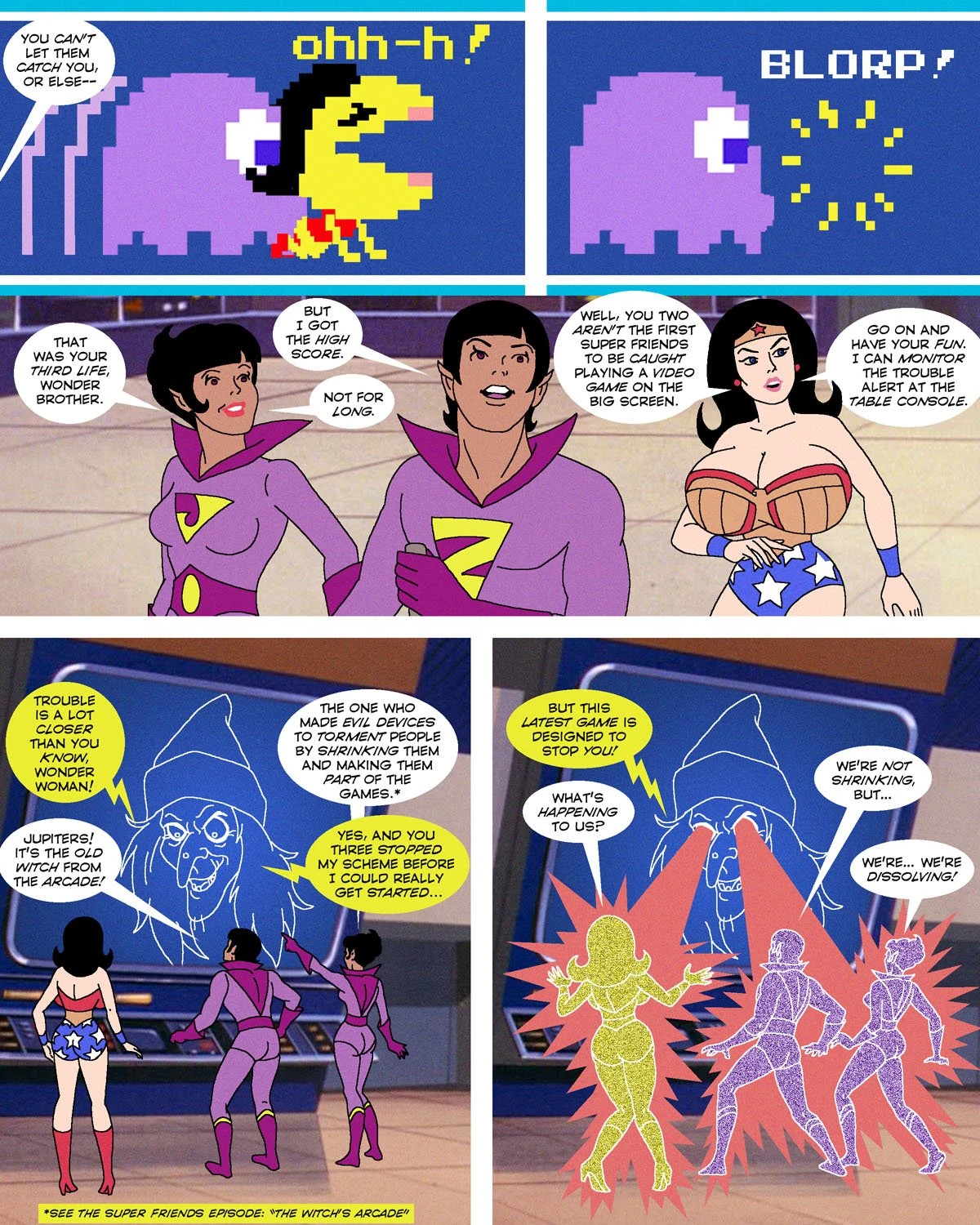 Super Friends with Benefits: Witch's Revenge porn comic picture 3