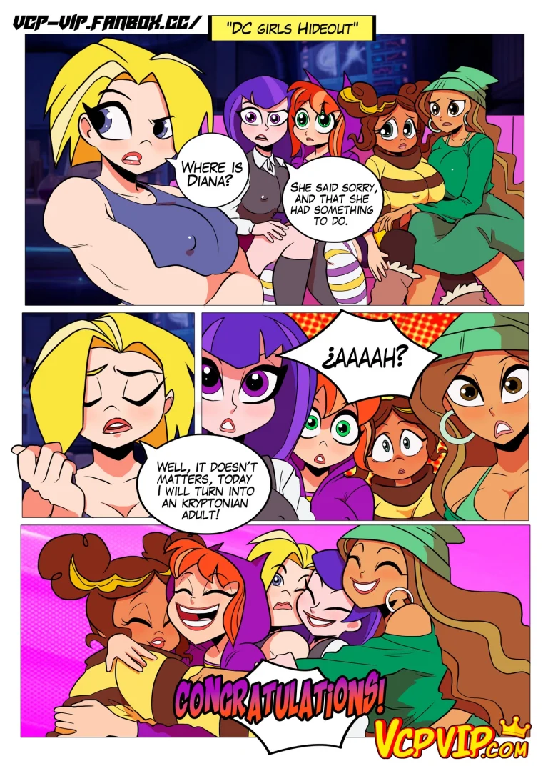 Super Hero Girls Supergirl in Heat porn comic picture 4