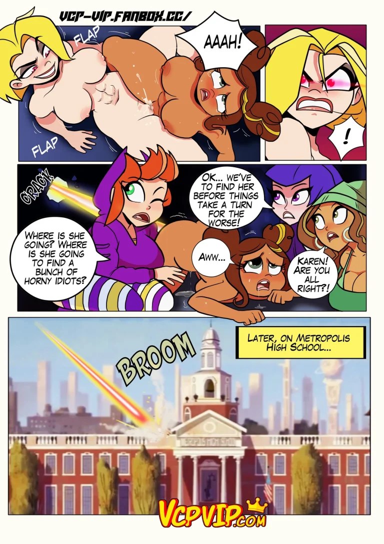Super Hero Girls Supergirl in Heat porn comic picture 8