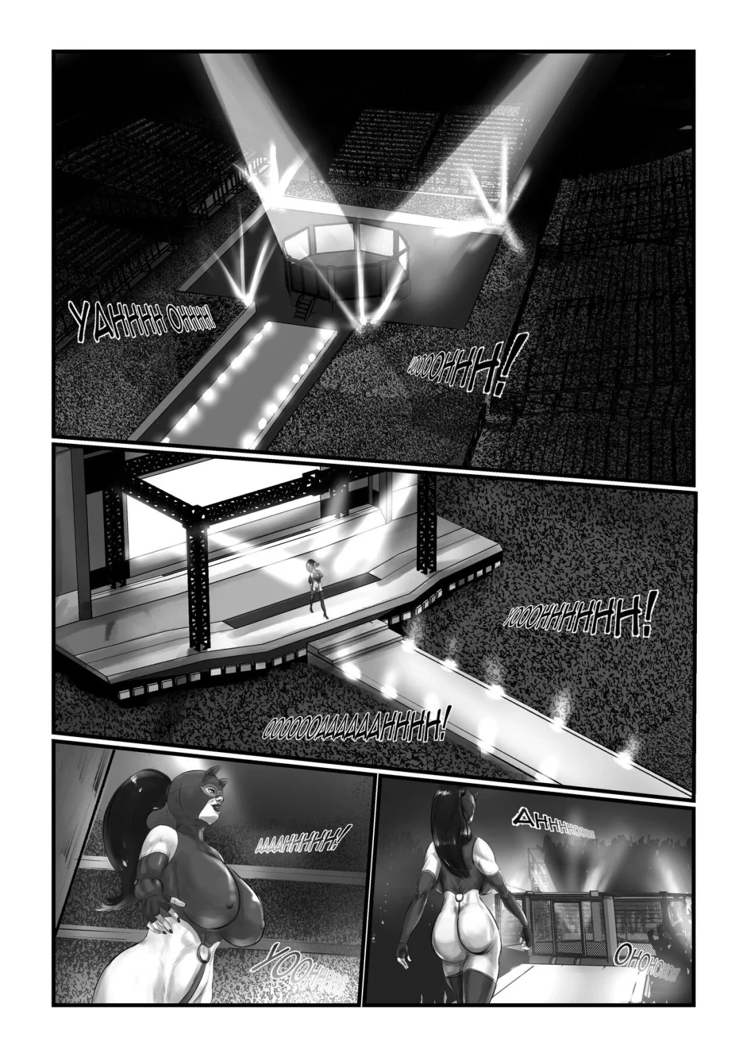 Super heroines XXX - Sakura Vs Savage Dick porn comic picture 1