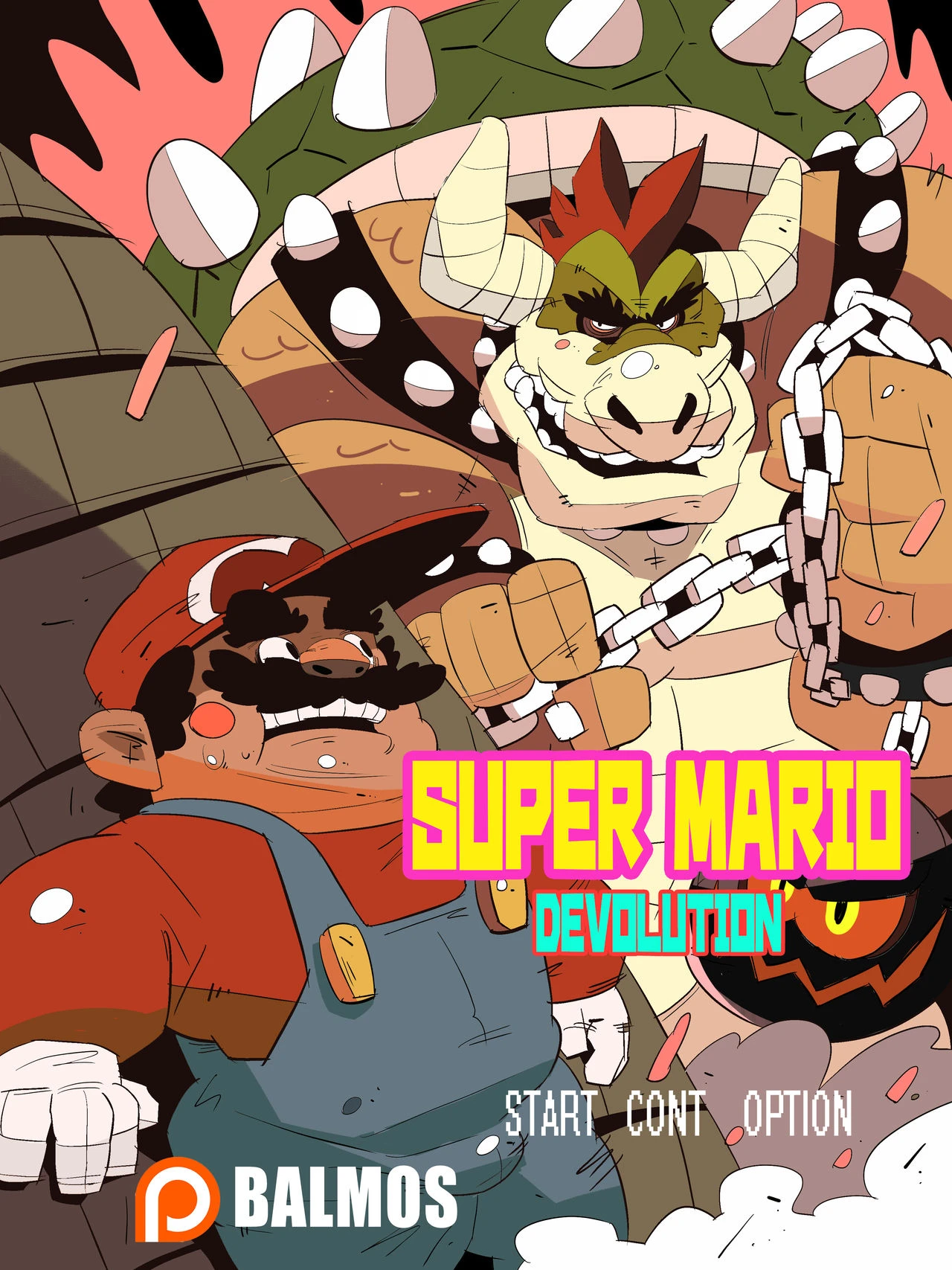 Super Mario Devolution porn comic picture 1