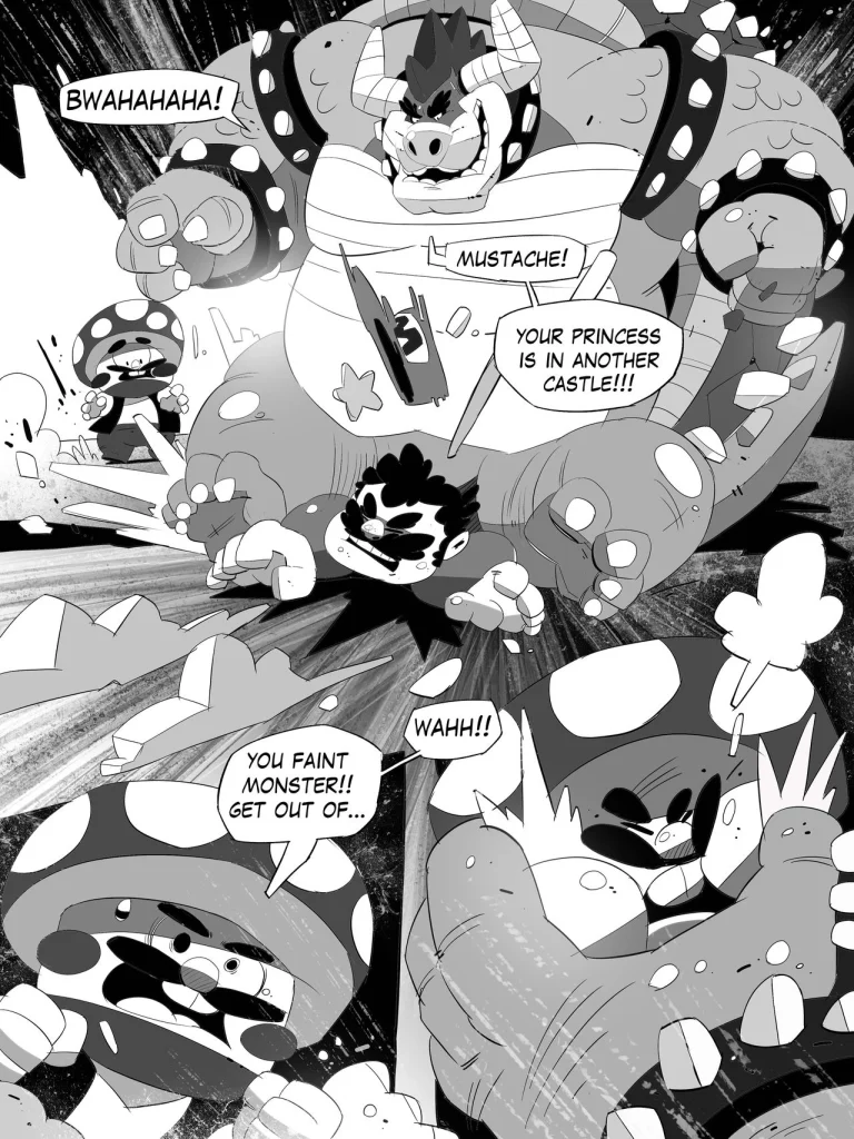 Super Mario Devolution porn comic picture 10