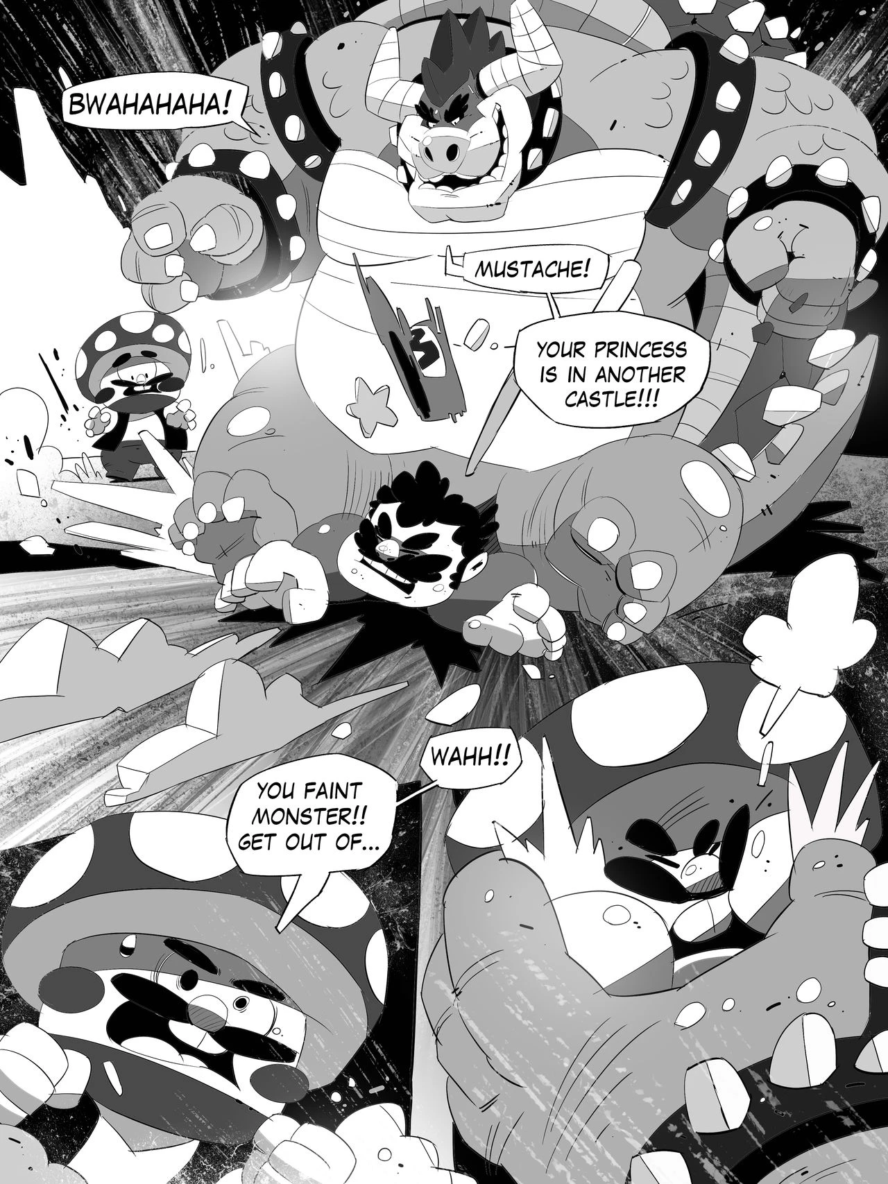 Super Mario Devolution porn comic picture 10