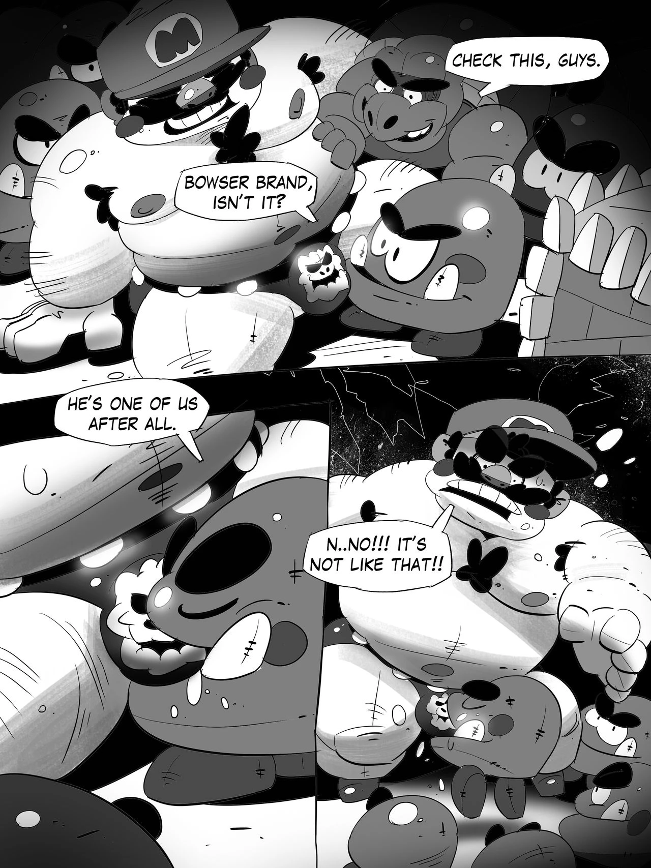 Super Mario Devolution porn comic picture 16