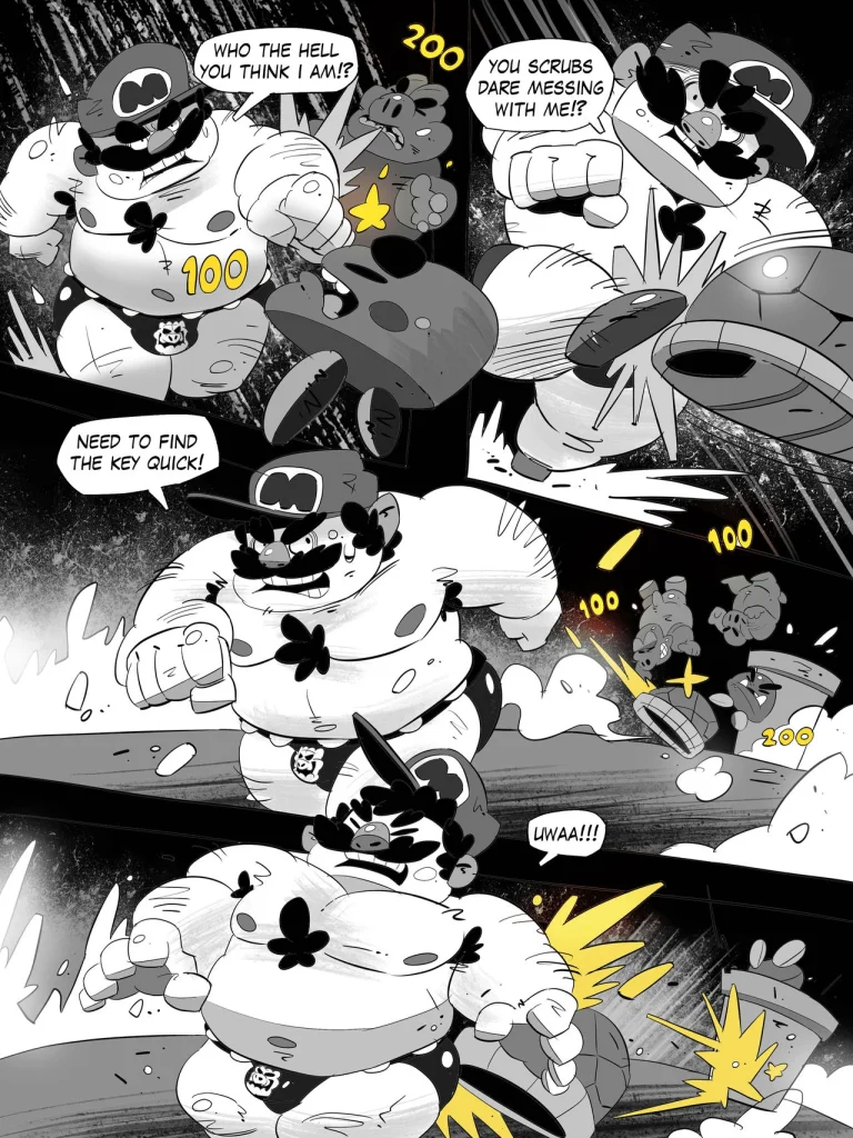 Super Mario Devolution porn comic picture 17