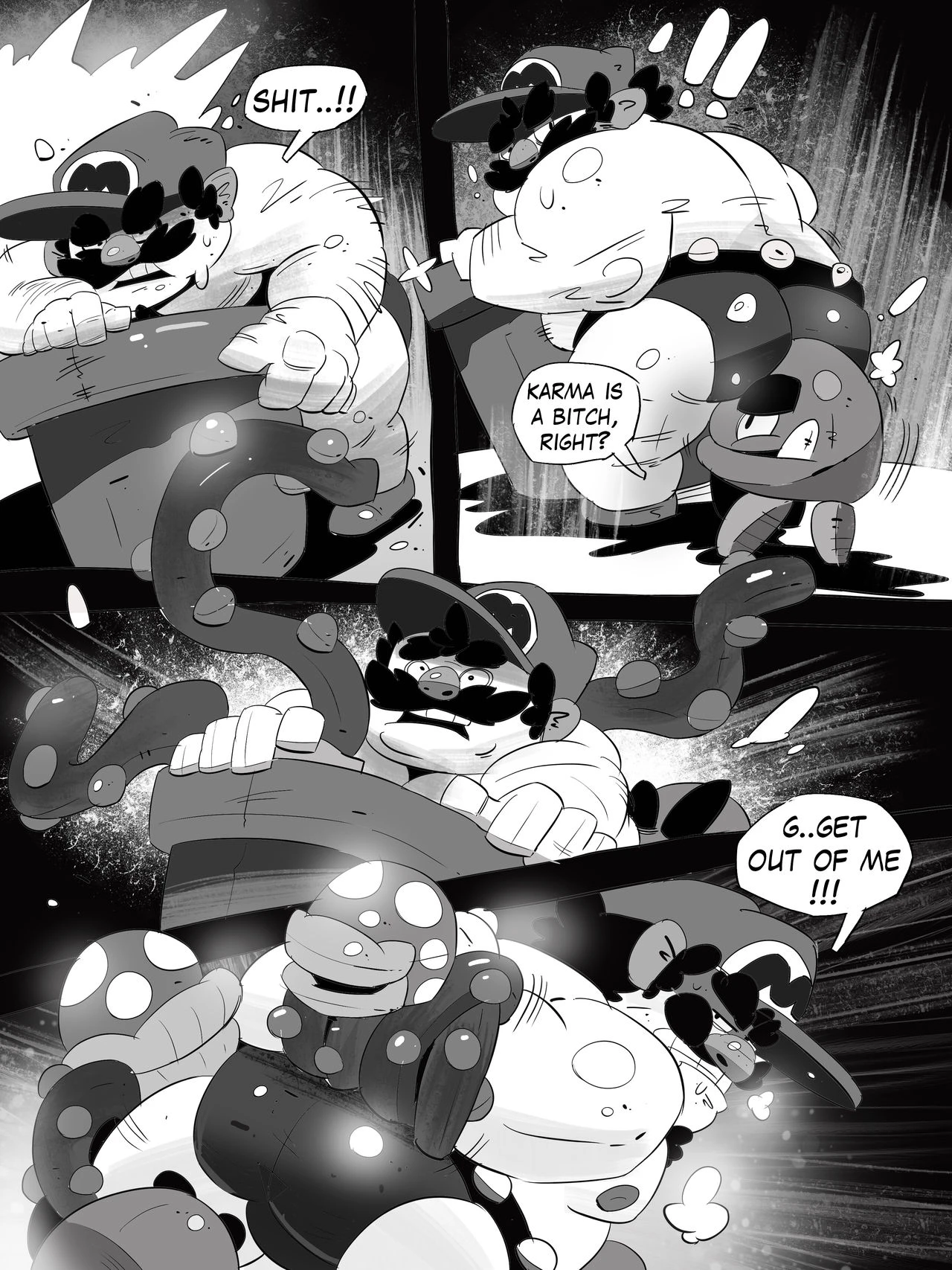 Super Mario Devolution porn comic picture 18
