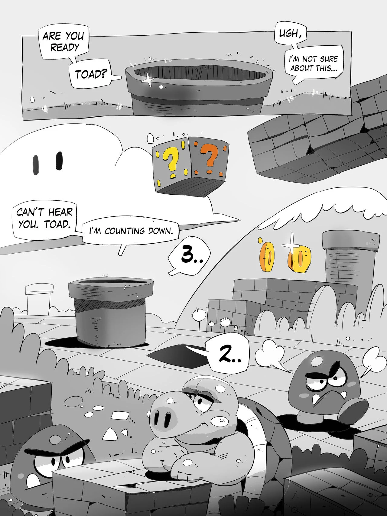 Super Mario Devolution porn comic picture 2