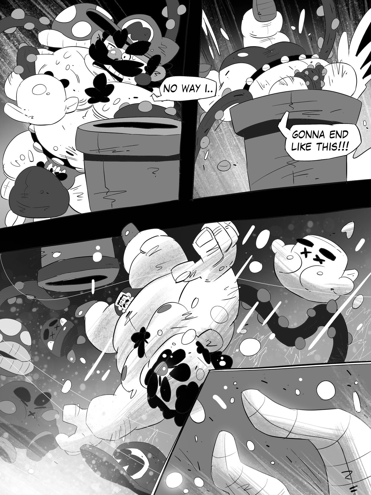 Super Mario Devolution porn comic picture 20