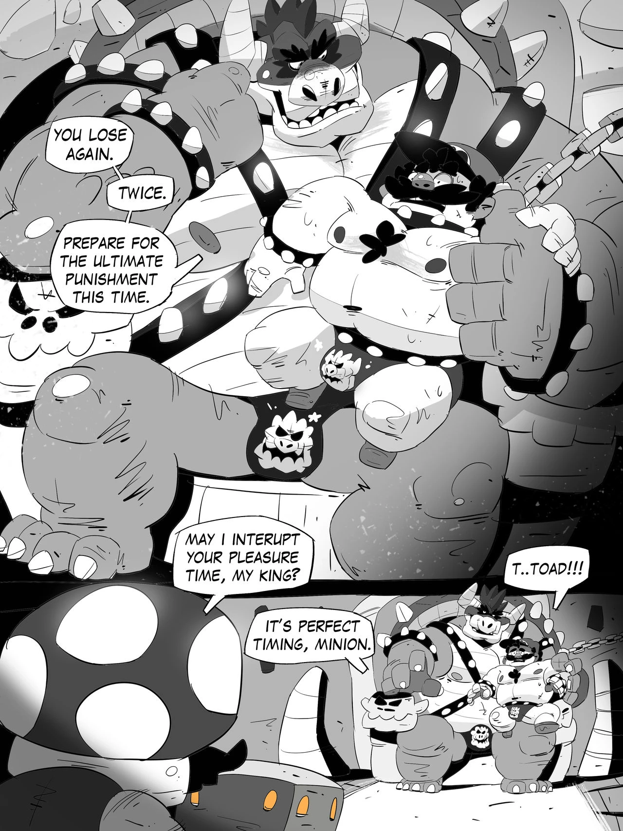 Super Mario Devolution porn comic picture 23