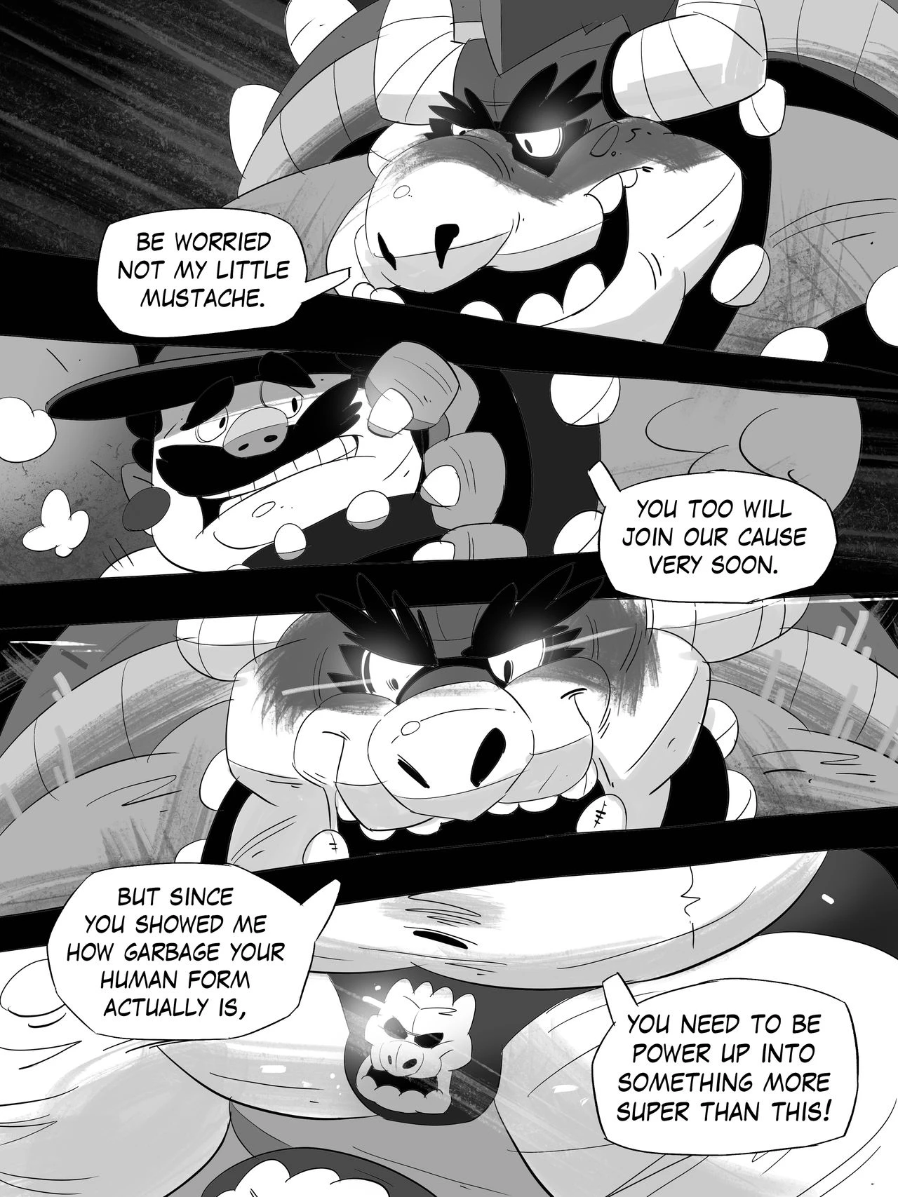 Super Mario Devolution porn comic picture 25