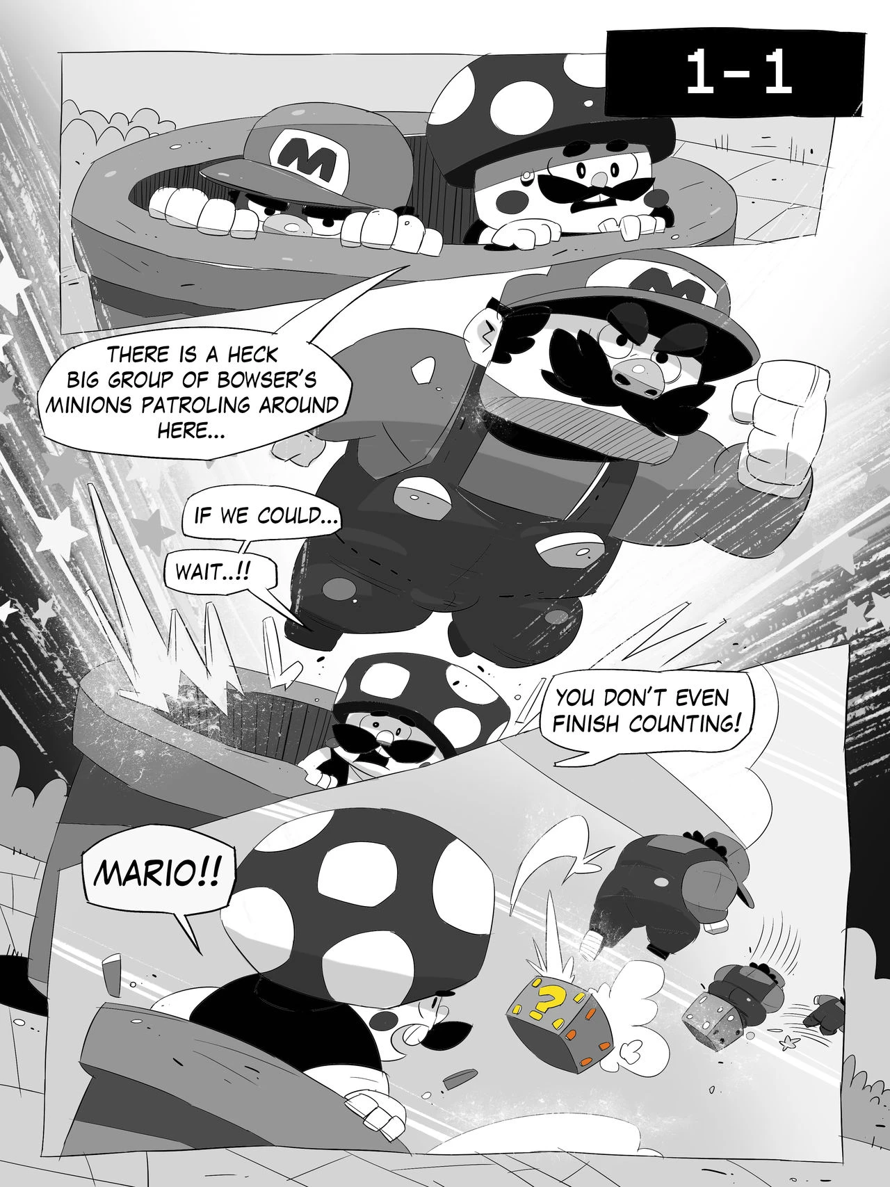 Super Mario Devolution porn comic picture 3