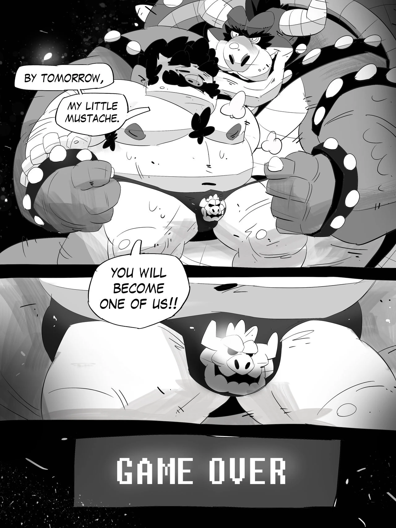 Super Mario Devolution porn comic picture 35