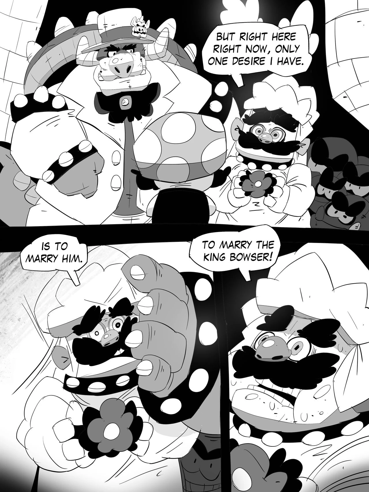 Super Mario Devolution porn comic picture 37