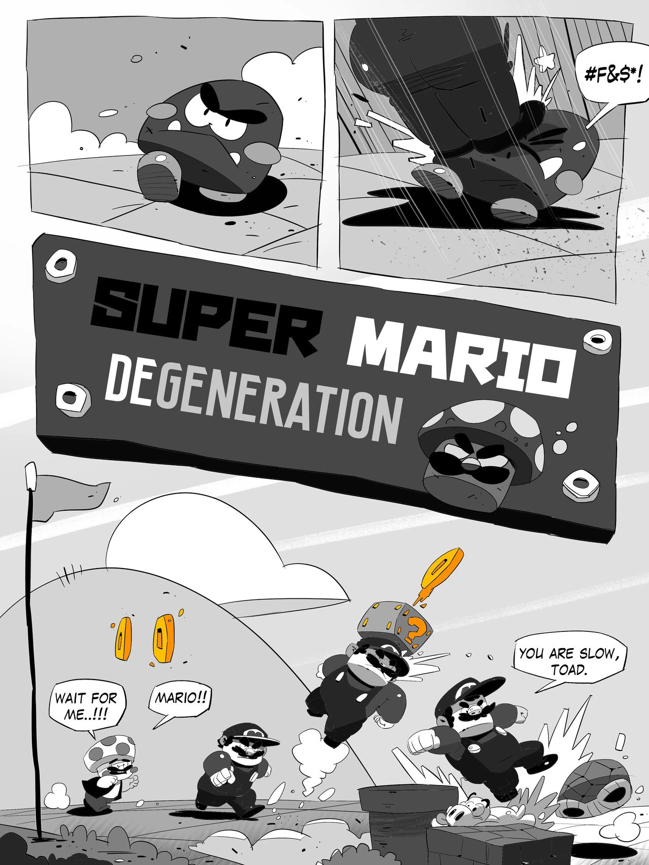 Super Mario Devolution porn comic picture 4