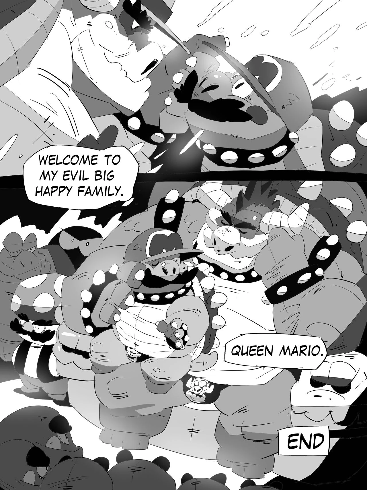Super Mario Devolution porn comic picture 40