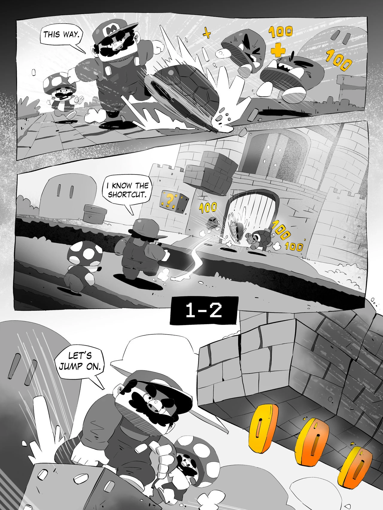 Super Mario Devolution porn comic picture 5