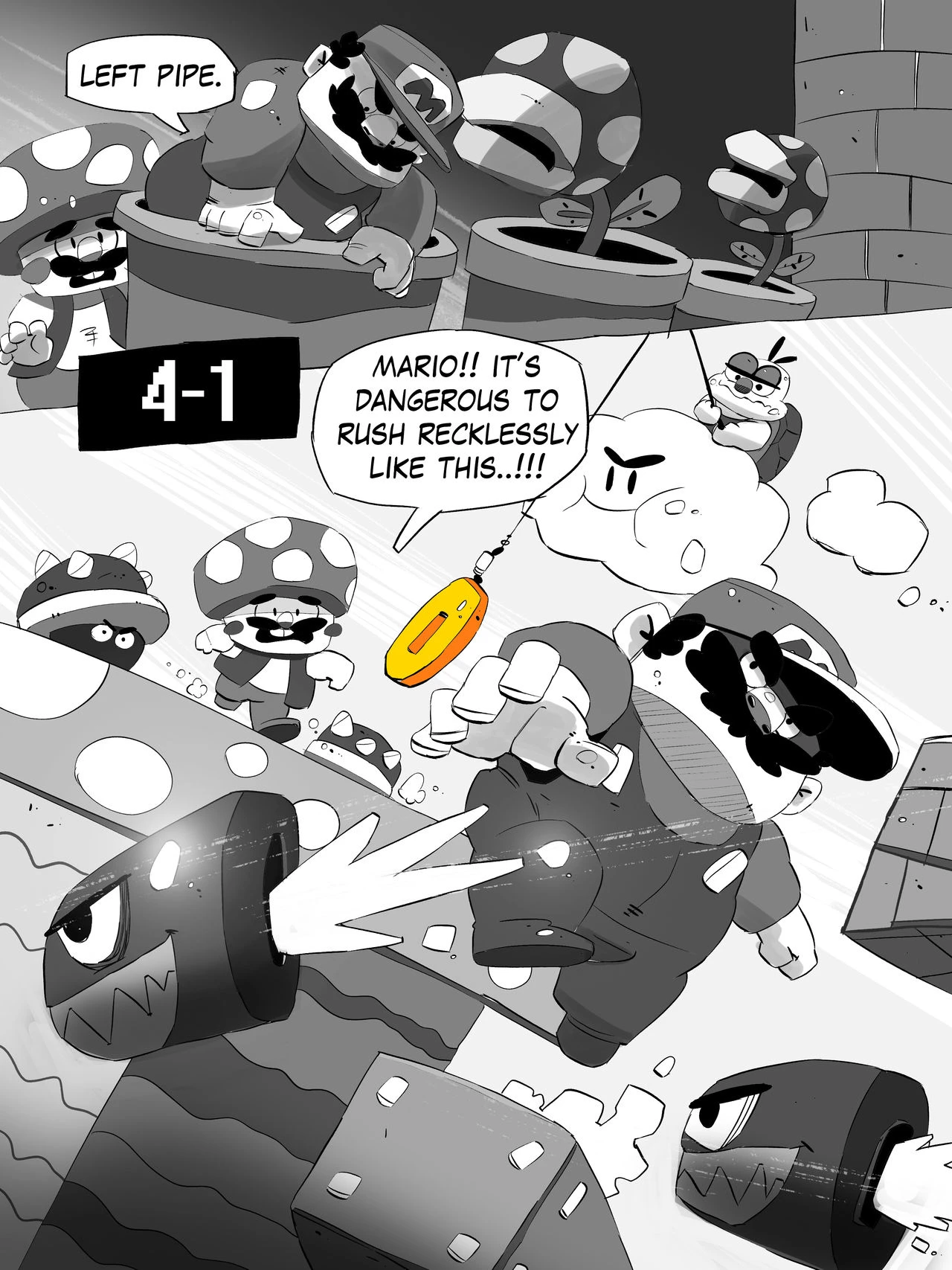 Super Mario Devolution porn comic picture 6