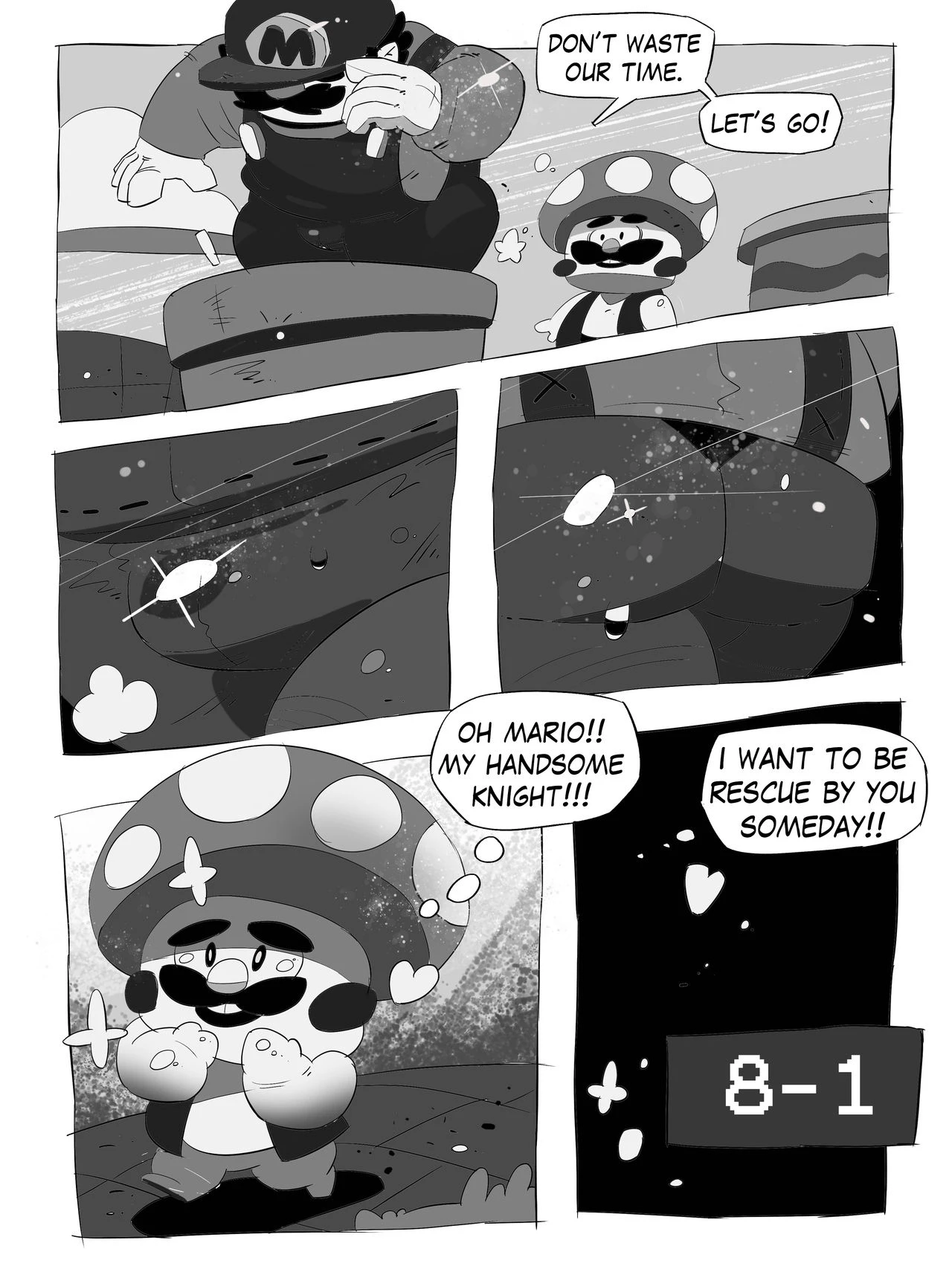 Super Mario Devolution porn comic picture 8
