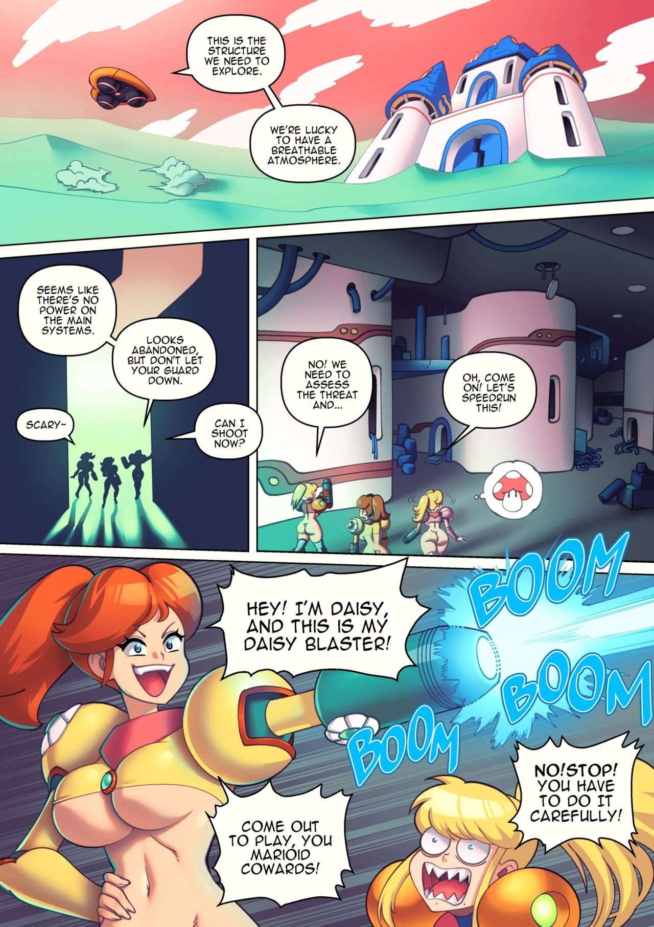 Super Marioid porn comic picture 9