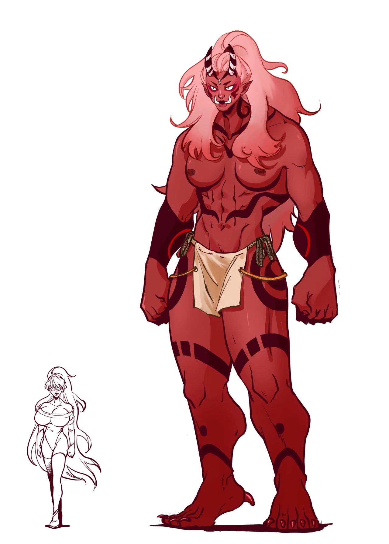 Super MILF vs. Red Oni (Spinnerette) porn comic picture 18