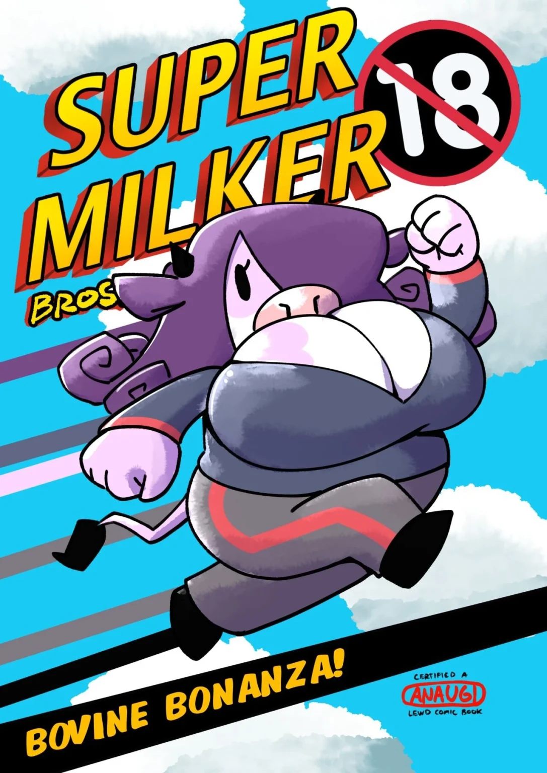 Super Milker Bros porn comic picture 1