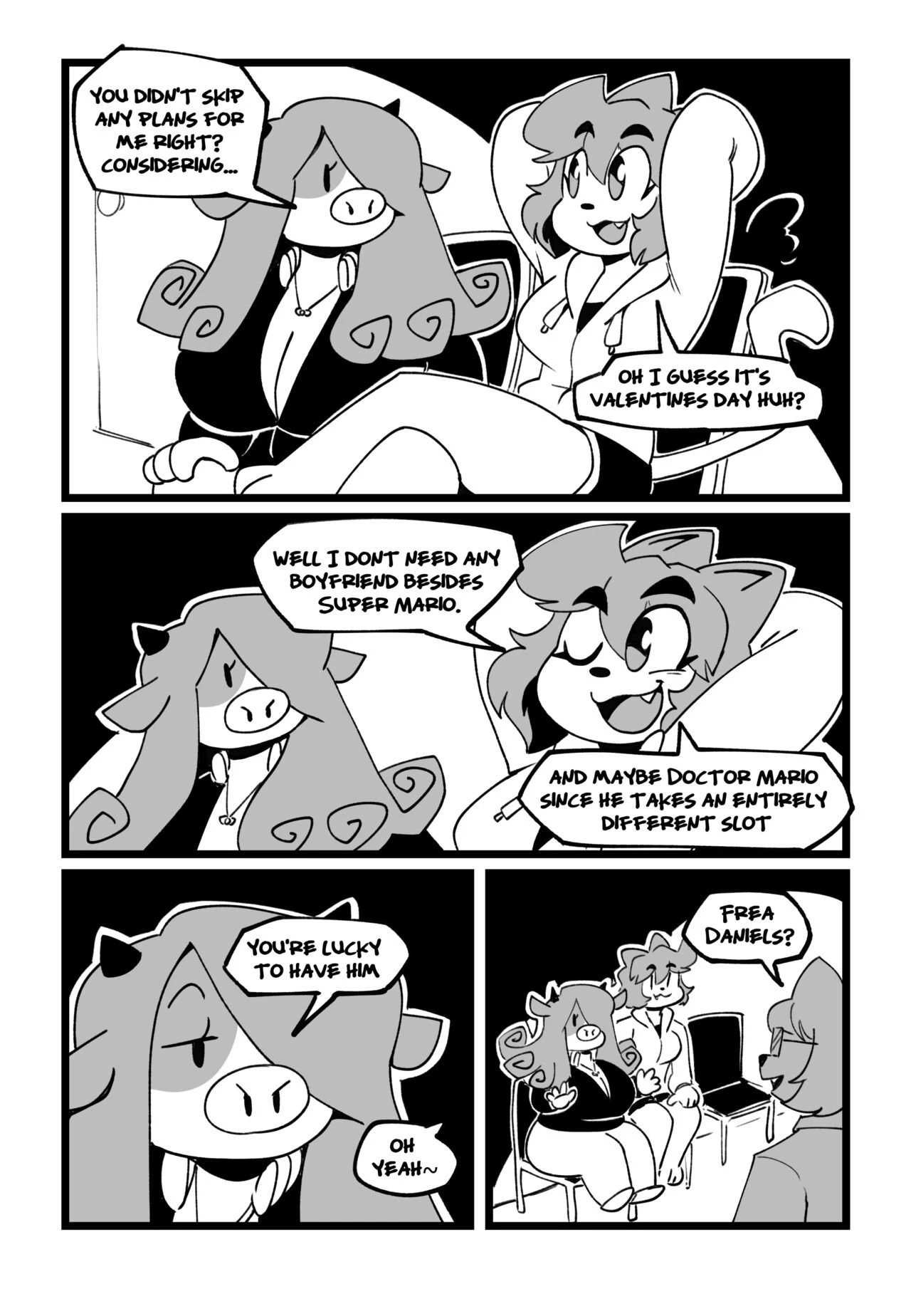 Super Milker Bros porn comic picture 3