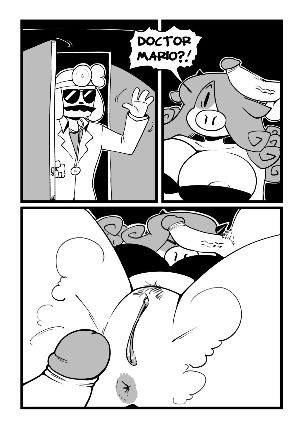 Super Milker Bros porn comic picture 8