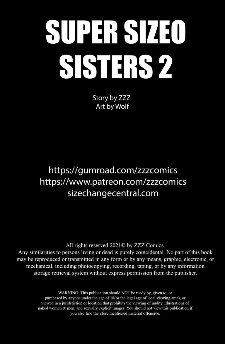 SUPER SIZEO SISTERS 2 porn comic picture 2
