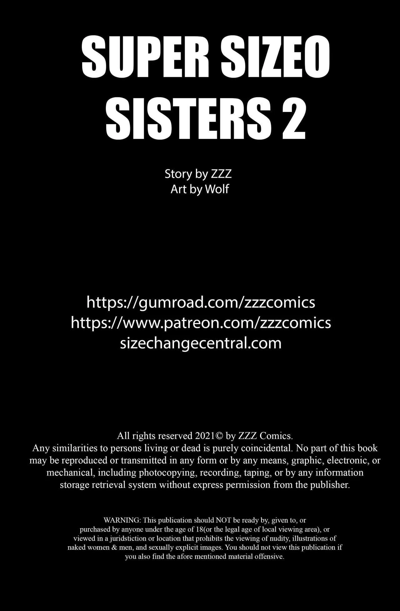 SUPER SIZEO SISTERS 2 porn comic picture 2