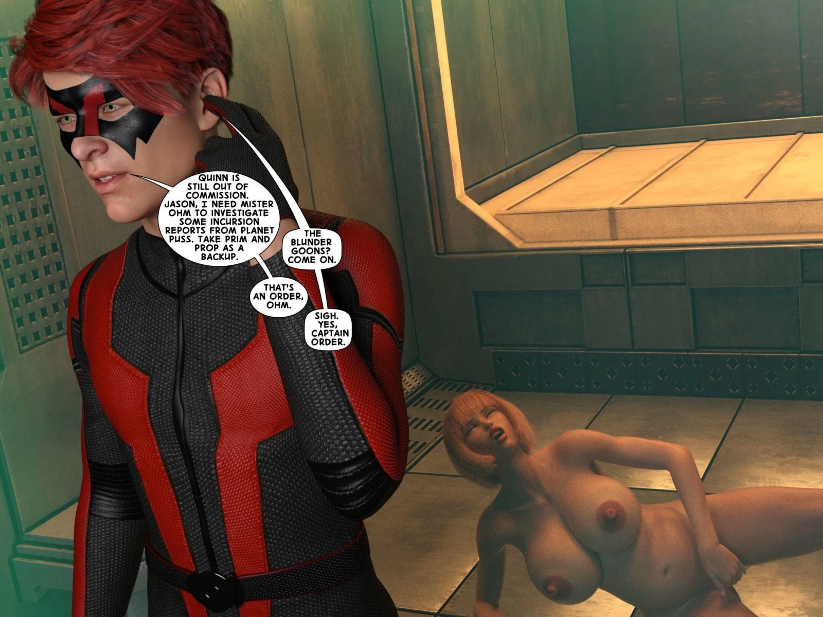 Super Slut porn comic picture 37