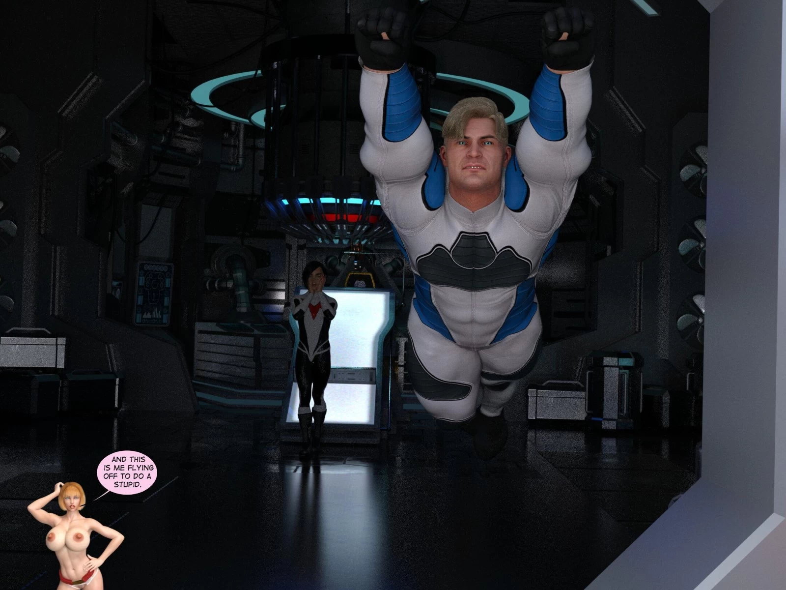 Super Slut porn comic picture 51