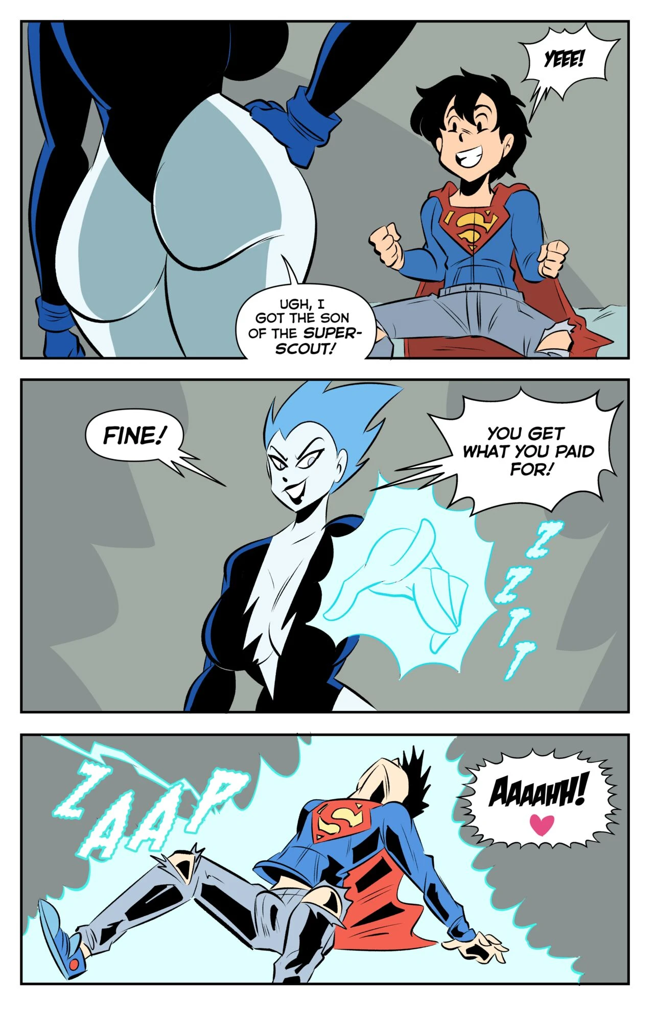 Super Sons Shocking porn comic picture 3