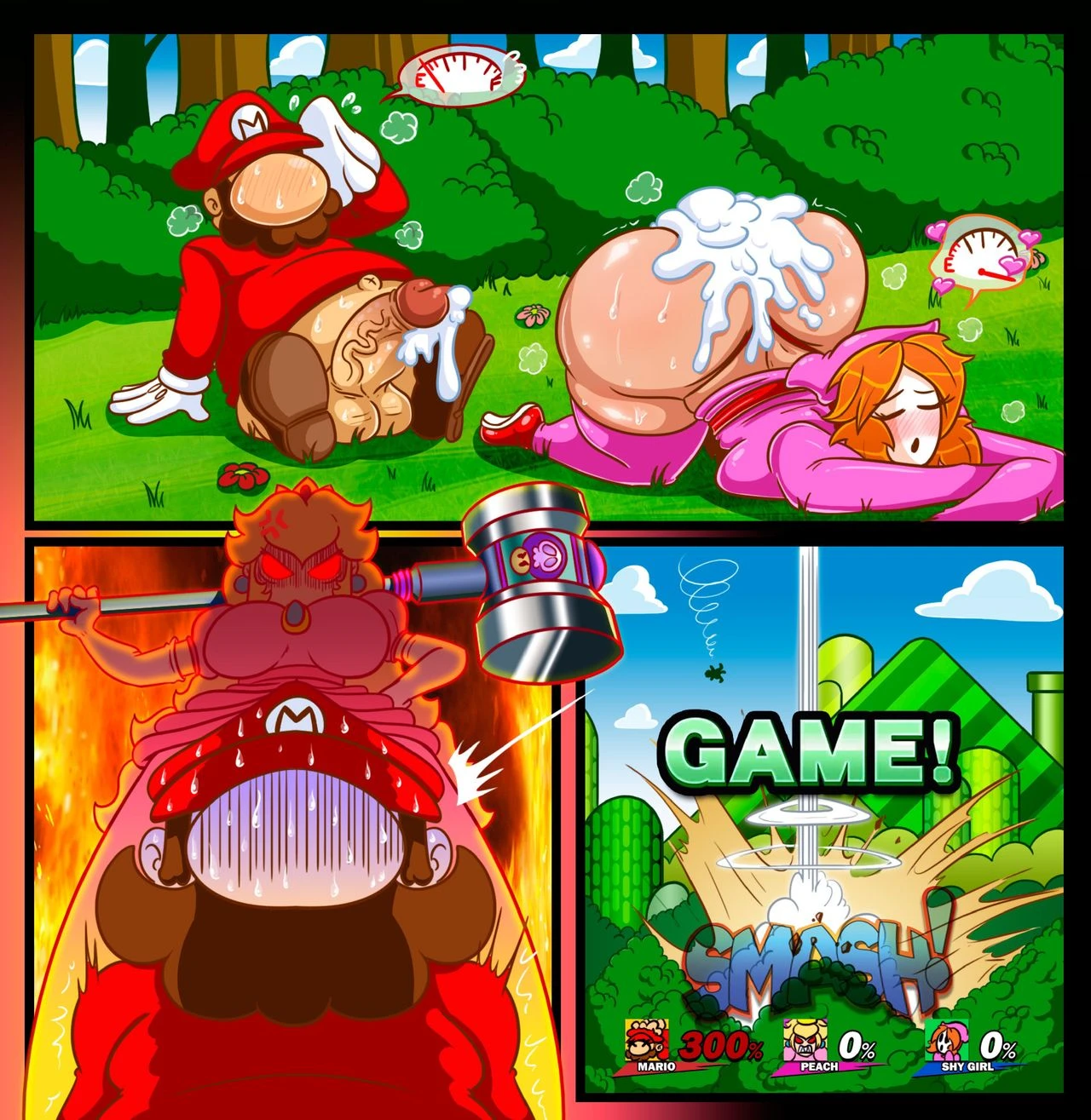 Super Surprise Bros. (better version) porn comic picture 14