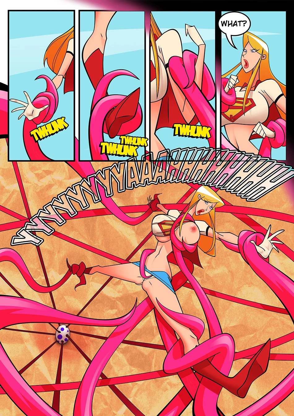 Supergirl XXX porn comic picture 10