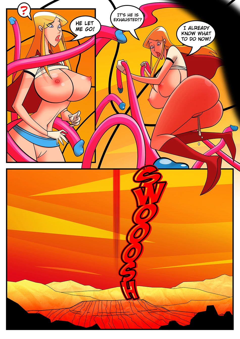 Supergirl XXX porn comic picture 16