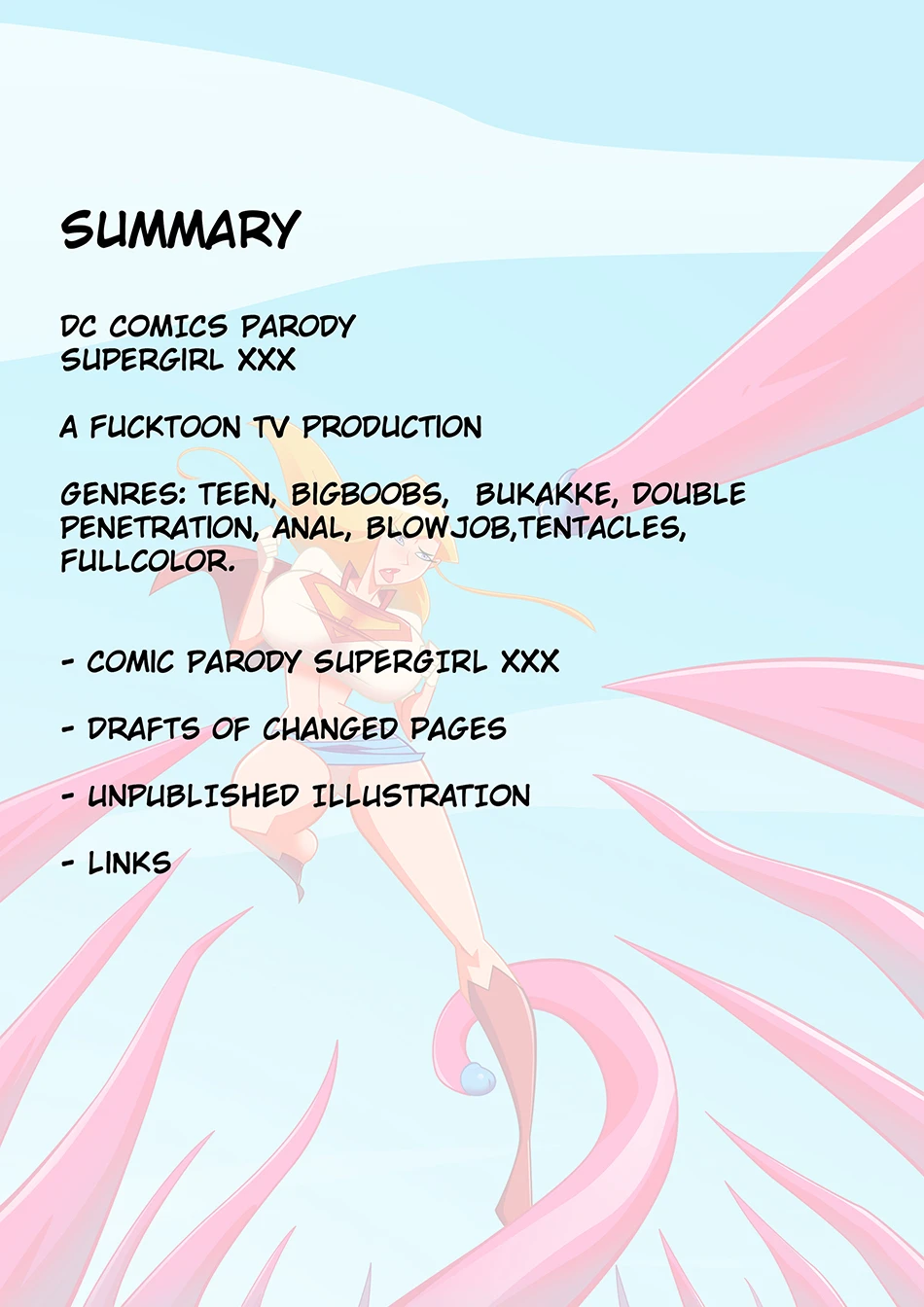 Supergirl XXX porn comic picture 3