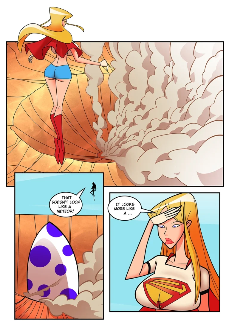 Supergirl XXX porn comic picture 7