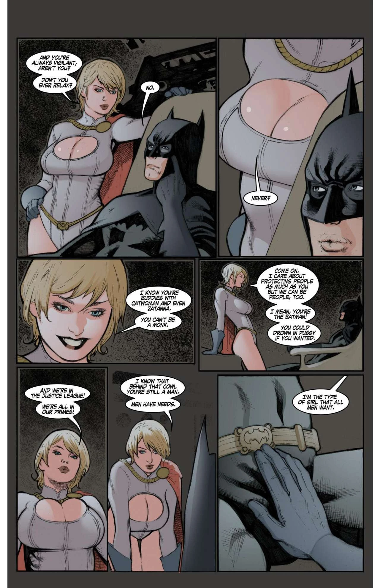 Superheroes After Dark porn comic picture 35