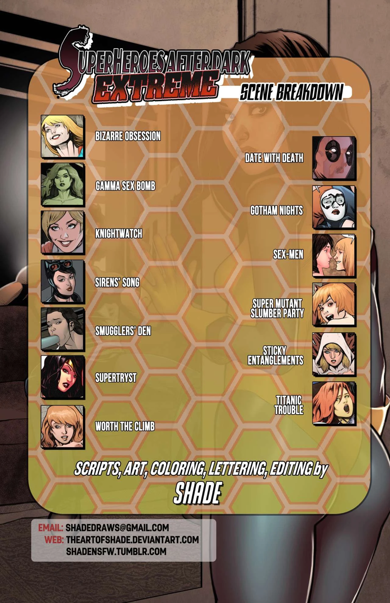 Superheroes After Dark porn comic picture 4