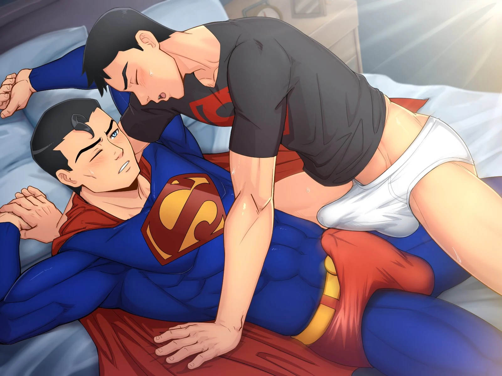Superman X Superboy porn comic picture 12