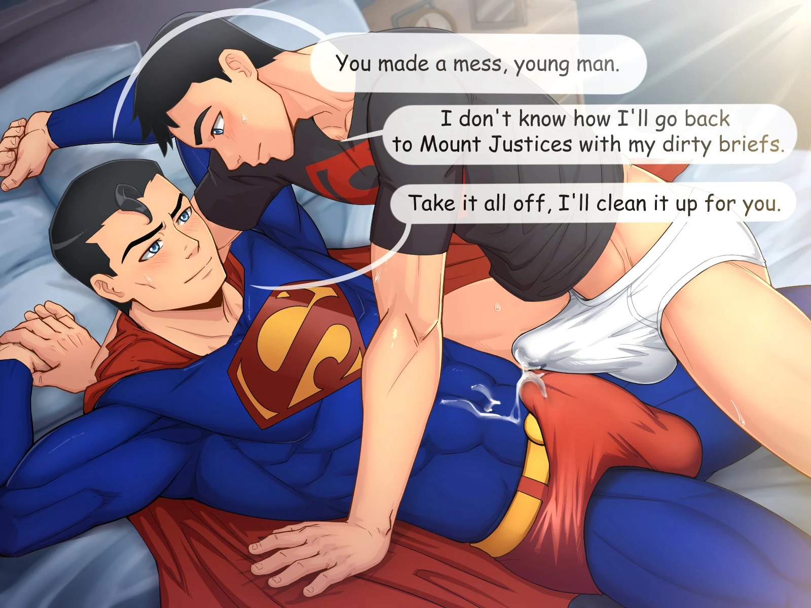 Superman X Superboy porn comic picture 19